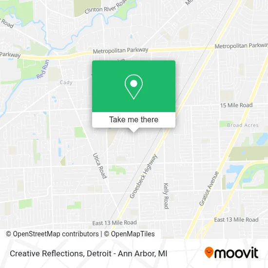 Creative Reflections map