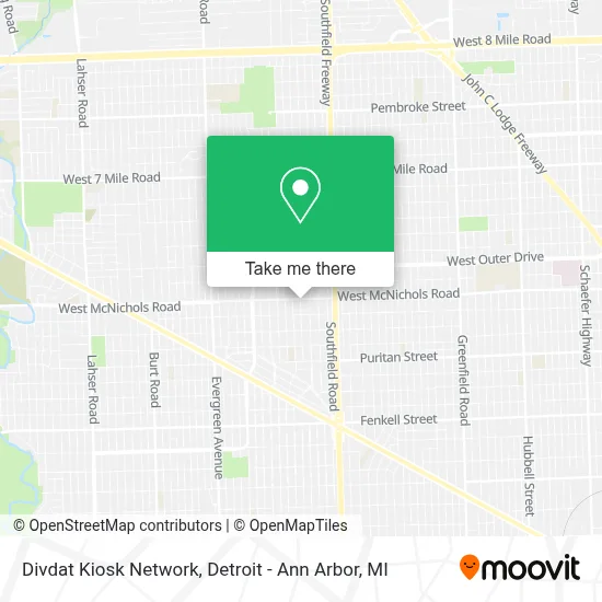 Divdat Kiosk Network map