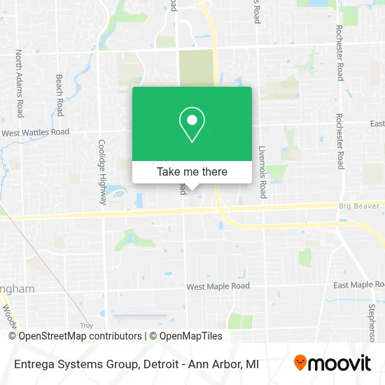 Entrega Systems Group map