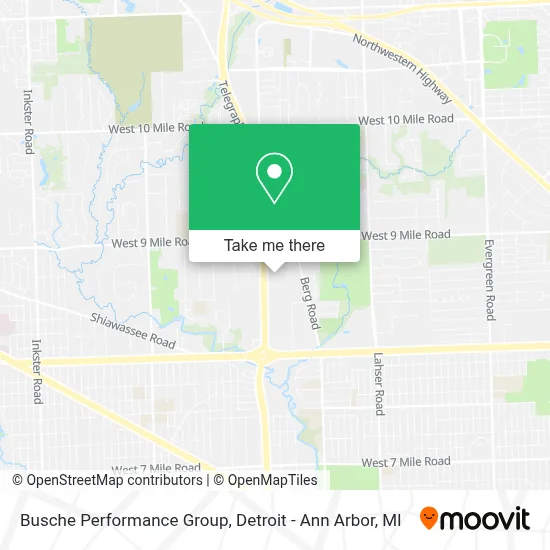 Busche Performance Group map