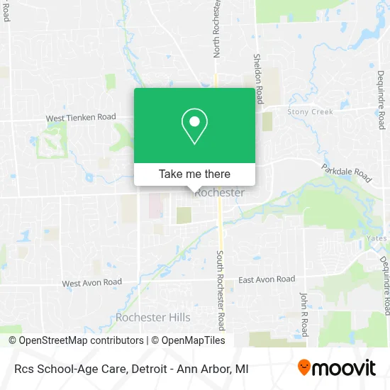 Rcs School-Age Care map