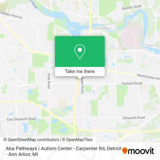 Aba Pathways | Autism Center - Carpenter Rd map