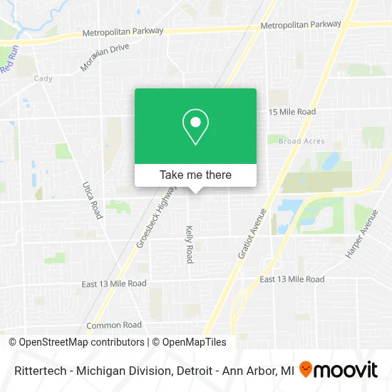 Rittertech - Michigan Division map