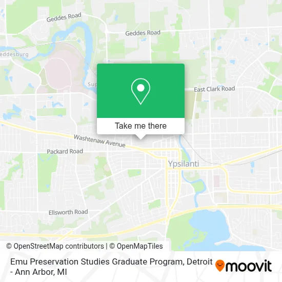Emu Preservation Studies Graduate Program map