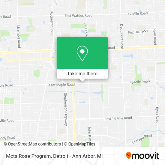 Mcts Rose Program map