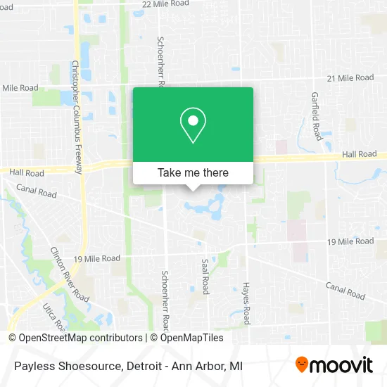 Payless Shoesource map