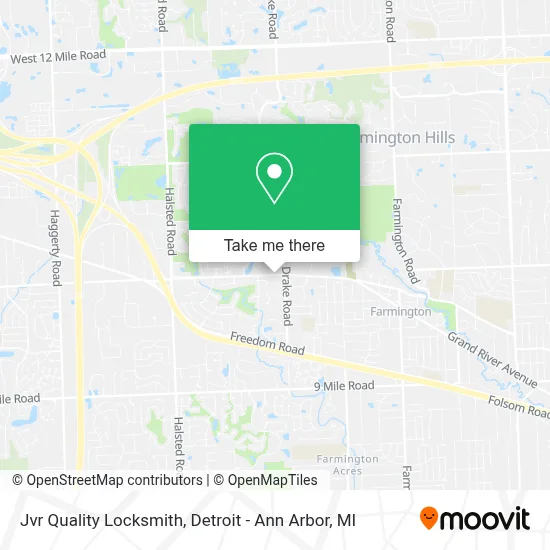 Jvr Quality Locksmith map