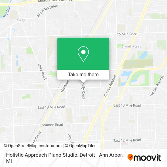 Holistic Approach Piano Studio map