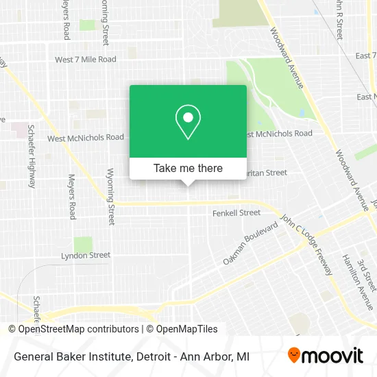 General Baker Institute map