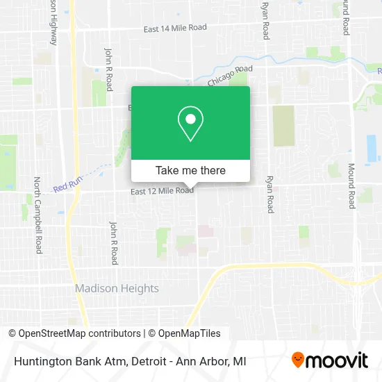 Huntington Bank Atm map
