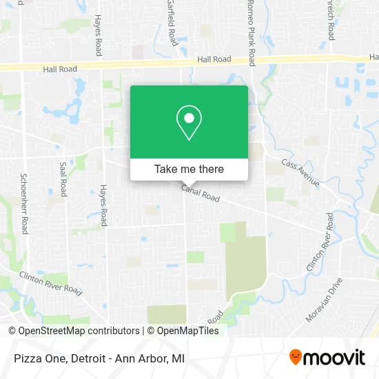 Pizza One map