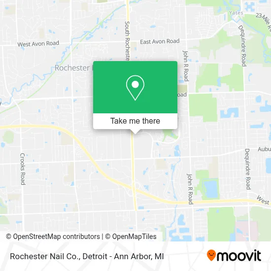 Rochester Nail Co. map