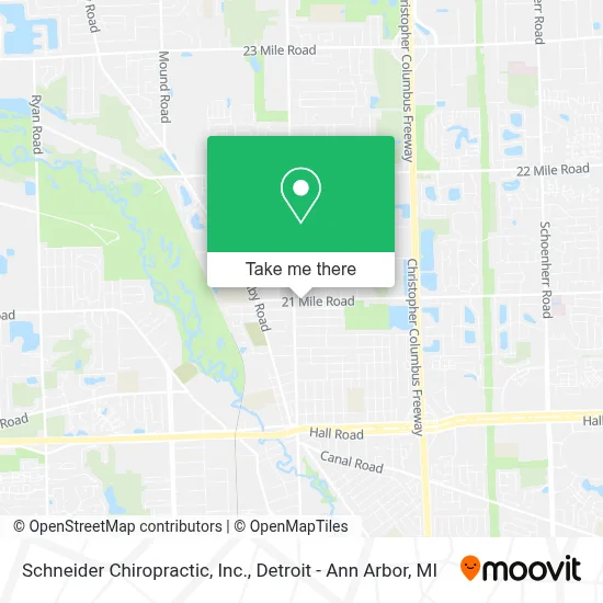 Schneider Chiropractic, Inc. map