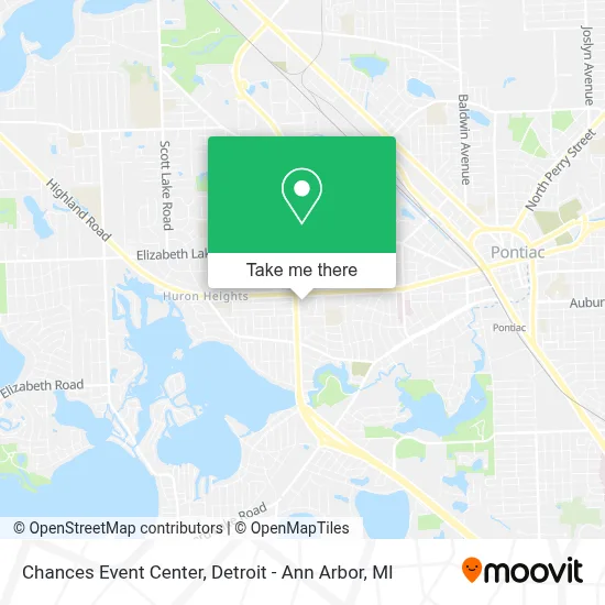 Chances Event Center map