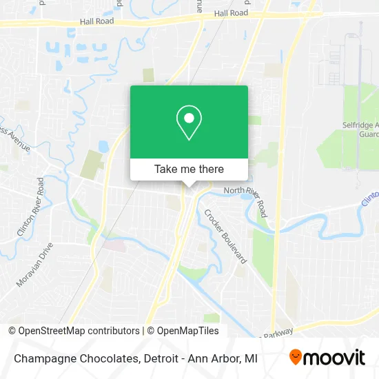 Champagne Chocolates map