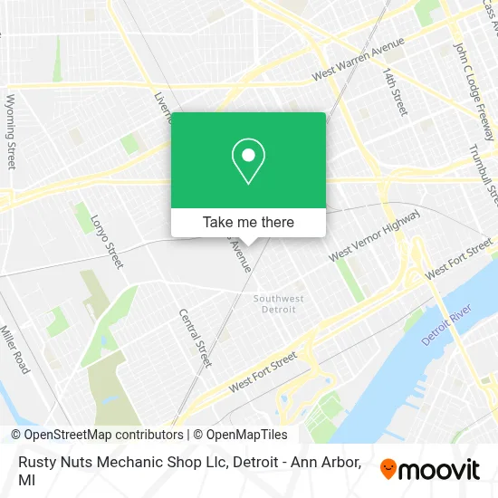 Rusty Nuts Mechanic Shop Llc map