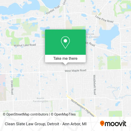 Clean Slate Law Group map