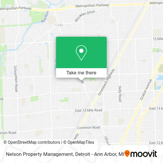 Nelson Property Management map