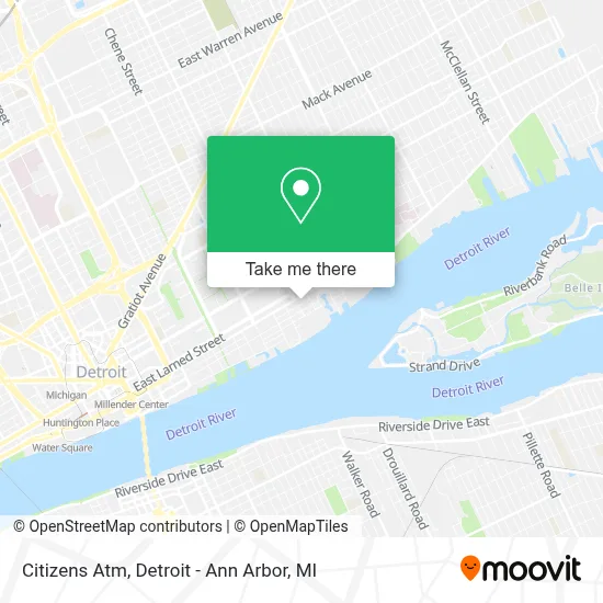 Citizens Atm map