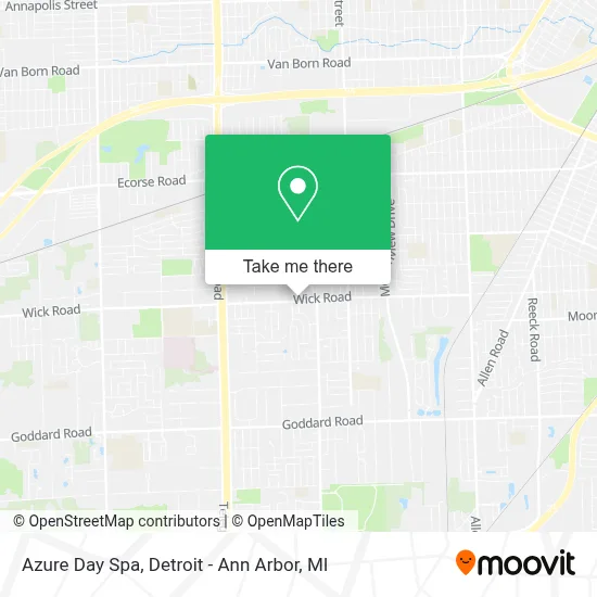 Azure Day Spa map