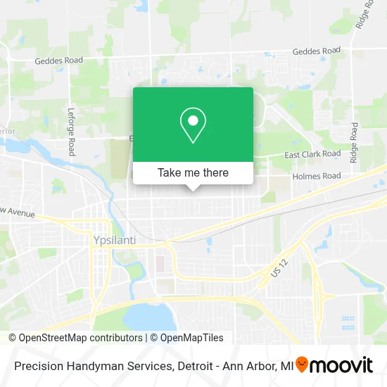 Precision Handyman Services map