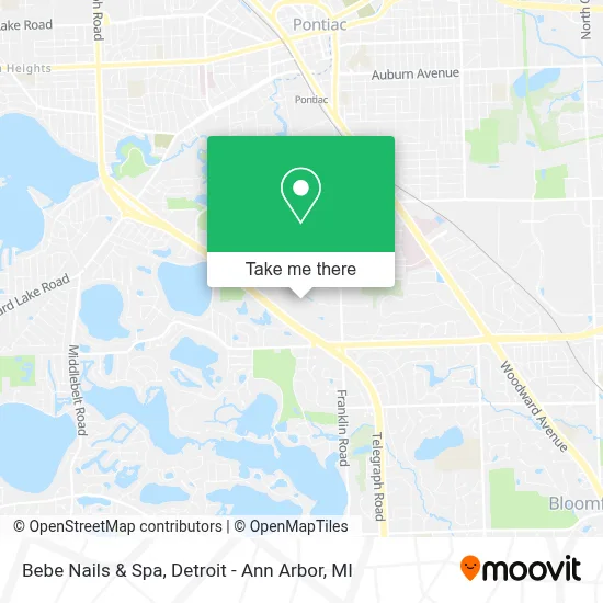 Bebe Nails & Spa map