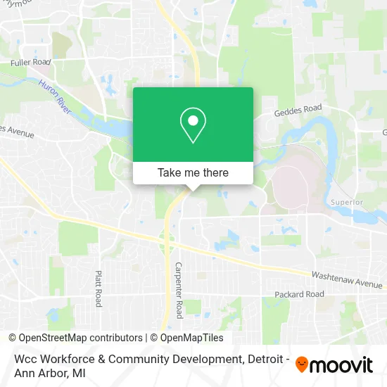 Wcc Workforce & Community Development map