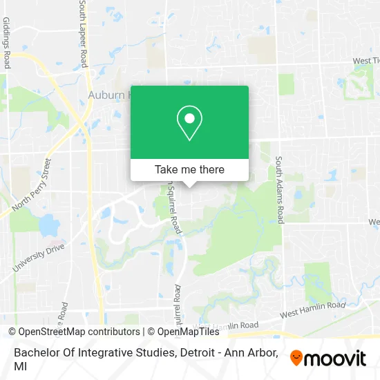 Bachelor Of Integrative Studies map