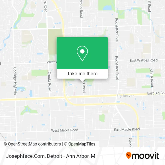 Josephface.Com map