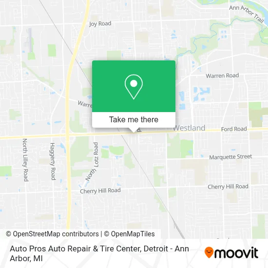 Auto Pros Auto Repair & Tire Center map