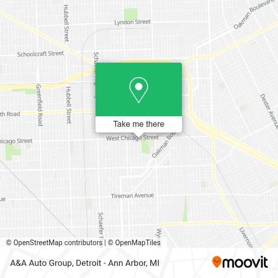 A&A Auto Group map