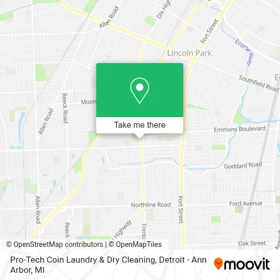 Pro-Tech Coin Laundry & Dry Cleaning map