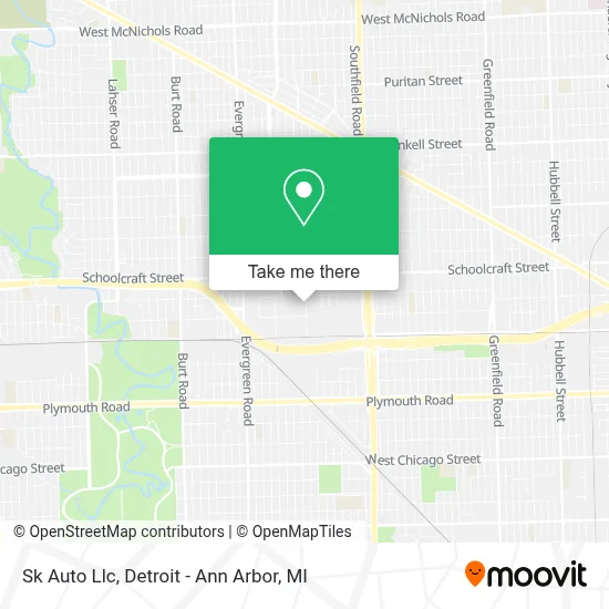 Sk Auto Llc map