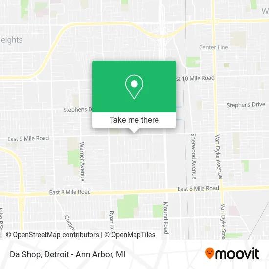 Da Shop map