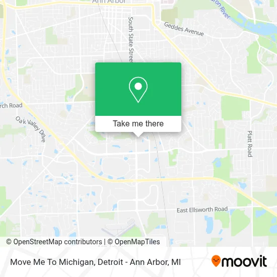 Move Me To Michigan map