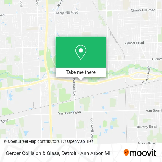 Gerber Collision & Glass map