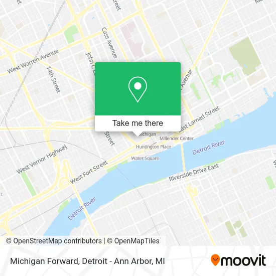 Michigan Forward map