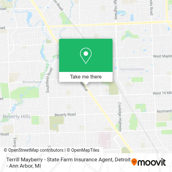 Terrill Mayberry - State Farm Insurance Agent map
