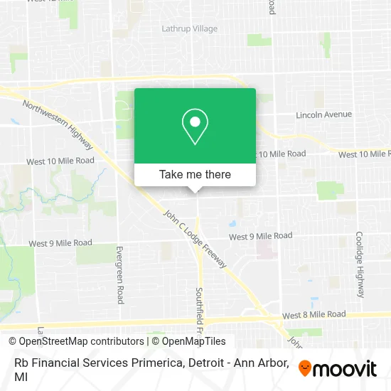 Rb Financial Services Primerica map