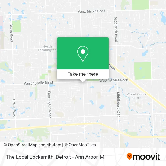 The Local Locksmith map