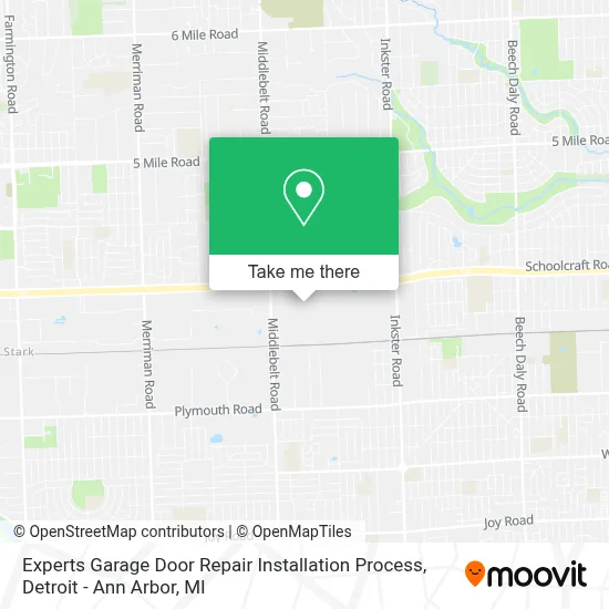 Experts Garage Door Repair Installation Process map