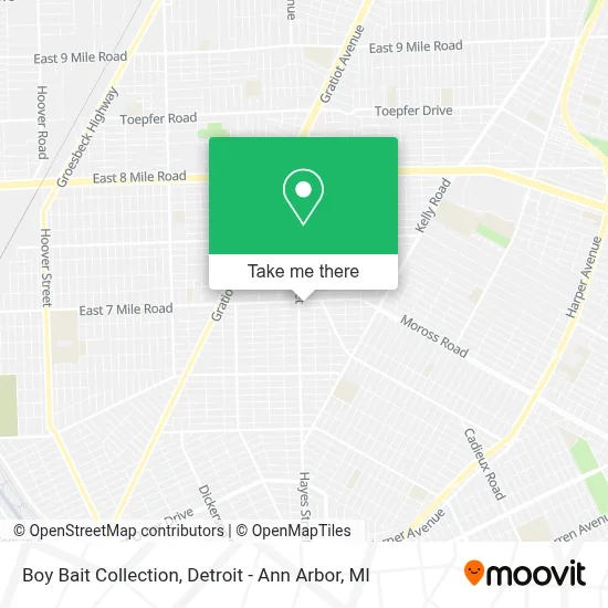 Boy Bait Collection map