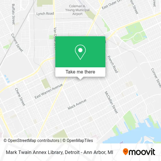 Mark Twain Annex Library map