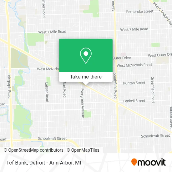 Tcf Bank map