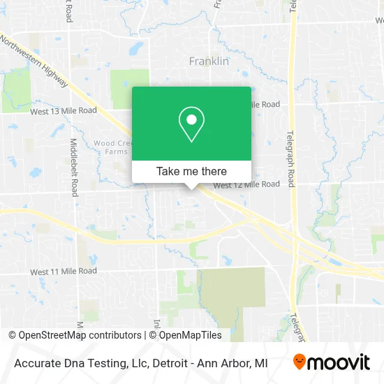Accurate Dna Testing, Llc map