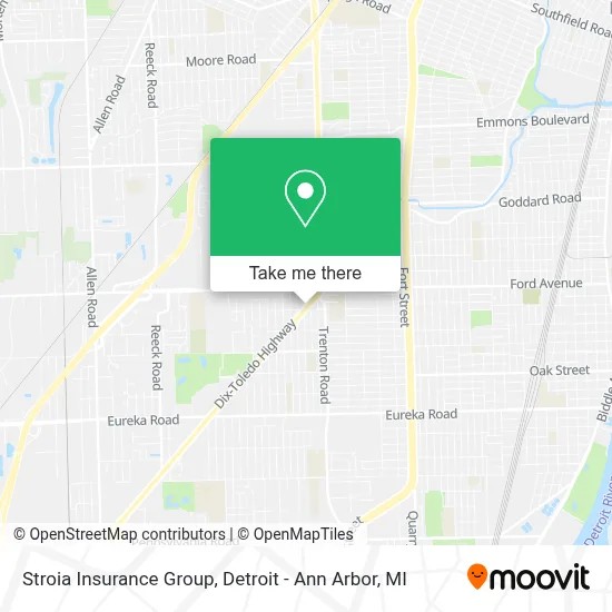 Stroia Insurance Group map