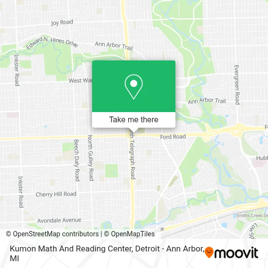 Kumon Math And Reading Center map