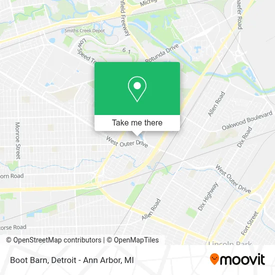 Boot Barn map