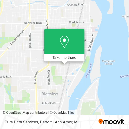 Pure Data Services map