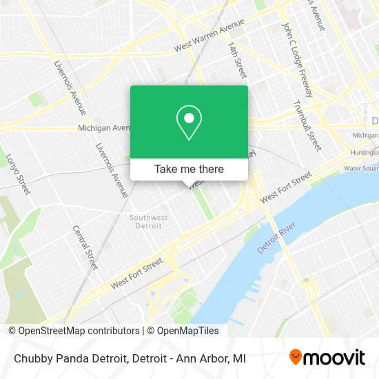 Chubby Panda Detroit map